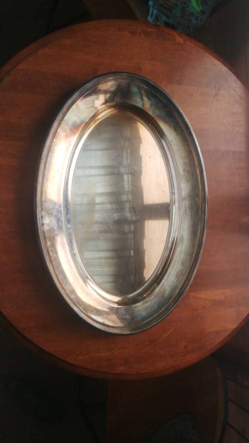 (Late Entry)* 1935 - 1980 Christofle France Platter 2.2kg Hallmarked
