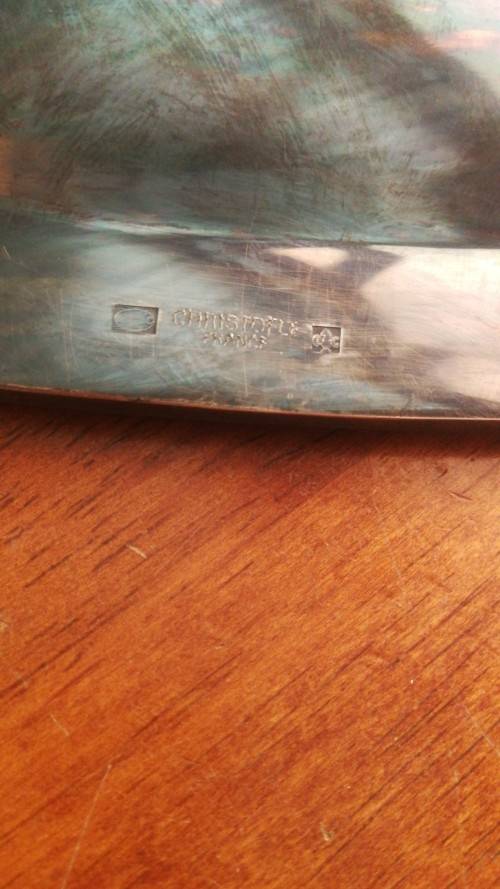 (Late Entry)* 1935 - 1980 Christofle France Platter 2.2kg Hallmarked