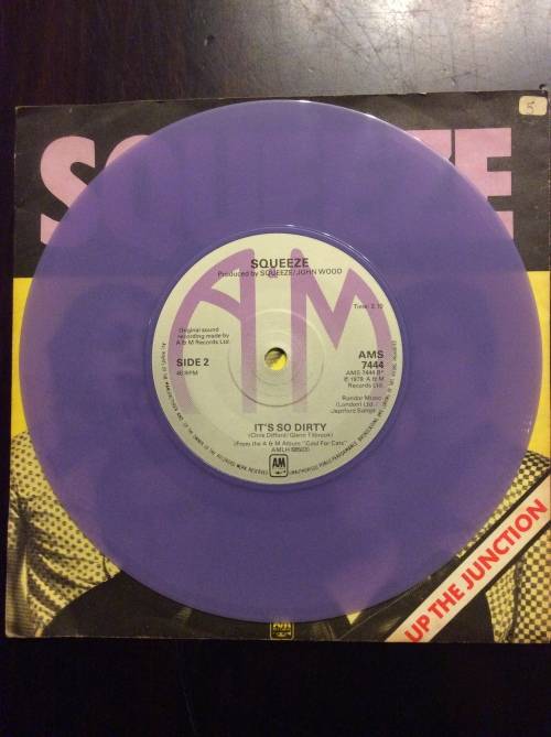 ULTRA RARE - PURPLE LP - SQUEEZE 7 SINGLE & SECOND 7 SINGLE LP - AMAZING FIND -