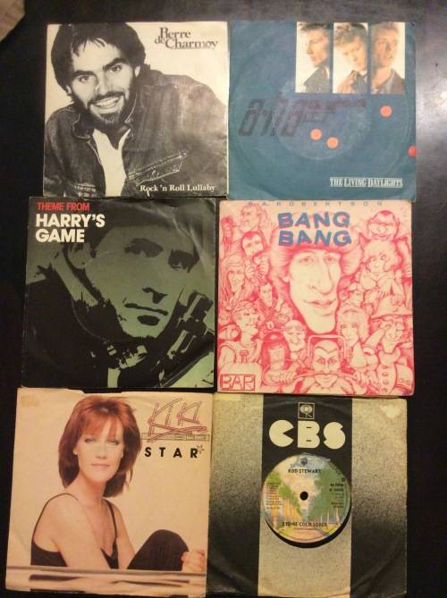 COLLECTION OF 24 GREAT SEVEN SINGLES - 1970's to 1980's - BID PER LP FOR THE LOT - GREAT FIND -