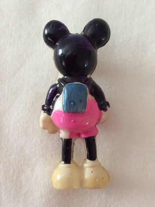 PRE 1960s JAPAN MADE CELLULOID MICKEY MOUSE - 6 cm HIGH  - VERY RARE FIND -