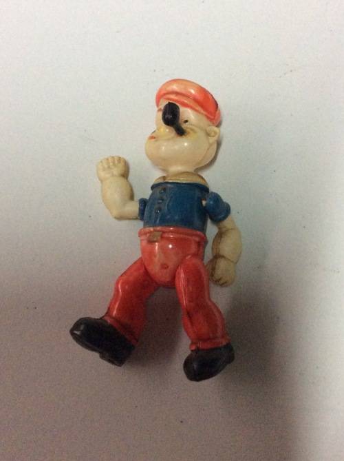 1950s POPEYE CELLULOID DOLL - GREAT FIND -