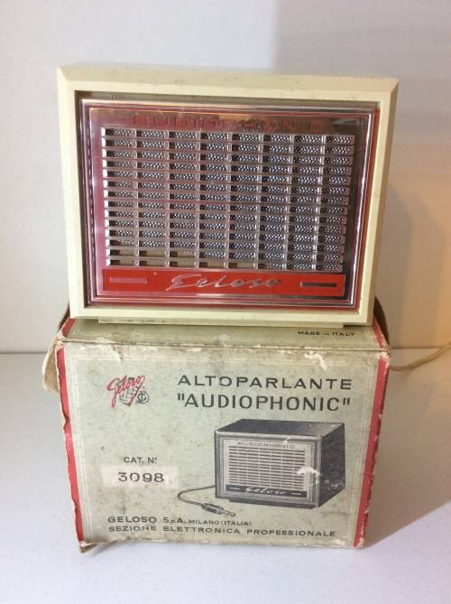 ALTOPARLANTE AUDIOPHONIC ITALIAN SPEAKER - NOT TESTED - GREAT OLD ITEM -