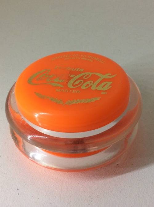 RUSSELL COCA COLA  MASTER YO YO - MADE IN MEXICO - COOL ORANGE -