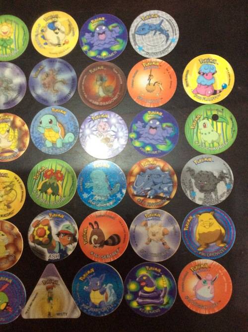 1995 to 2001 POKÉMON TAZOS LOT - 41 & ALL FOR ONE BID -