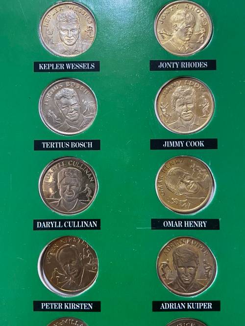 COMPLETE SET 1992 CRICKET COINS