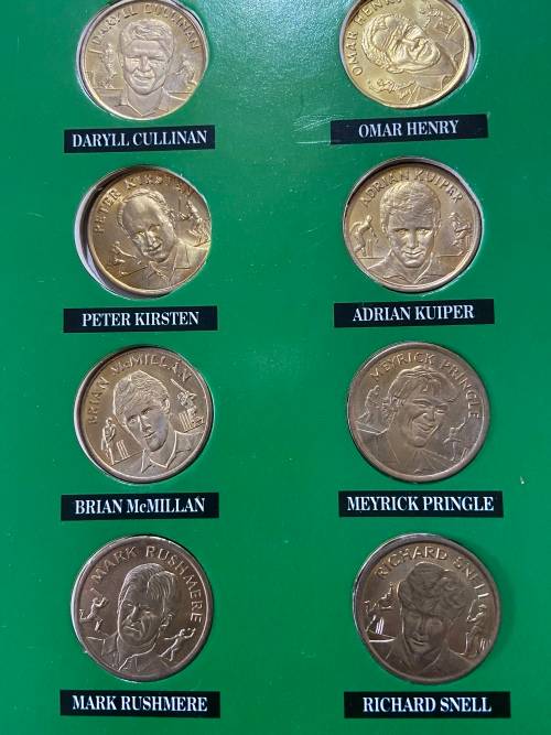 COMPLETE SET 1992 CRICKET COINS