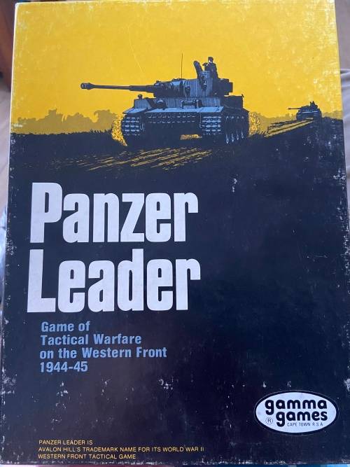 VINTAGE WAR BOARD GAME - PANZER LEADER - 1974 - AVALON HILLS - COMPLETE -