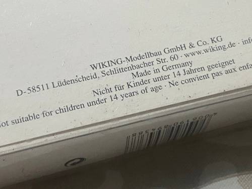 OLD WIKING 1:87 LANDROVER TRAILER COMBO - very rare -