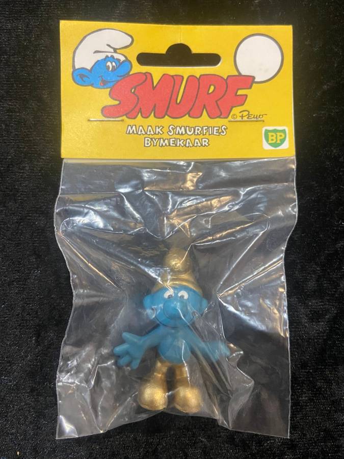 ORIGINAL 1980s PEYO BP FORECOURT SMURF - ORIGINAL PACKAGE -