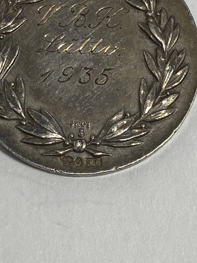 TWO 1930s MEDALS - SWEDISH SILVER -