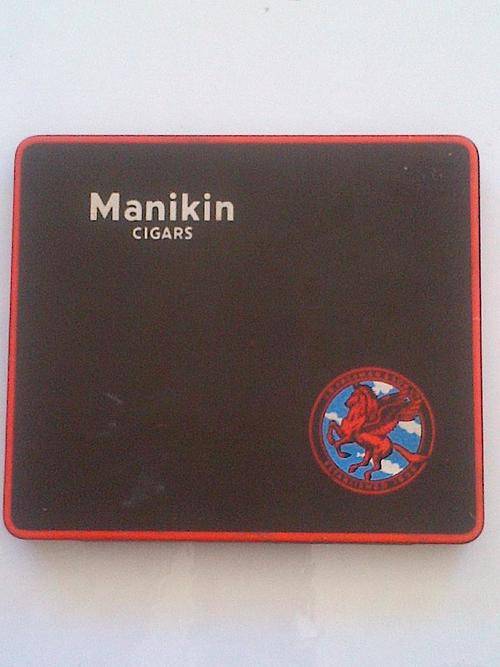 OLD CIGAR TIN : MANIKIN CIGARS
