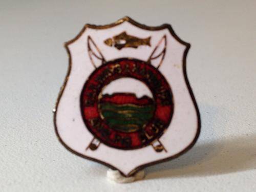 RAILWAYS HARBOUR ANGLING CLUB BADGE - GREAT ITEM AND RARE FIND -