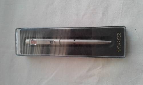 Parker stainless ball pen boxed (branded)