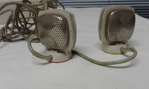vintage Grundig Mic set