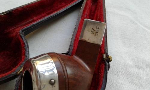 late 1800s HF Smoking Pipe