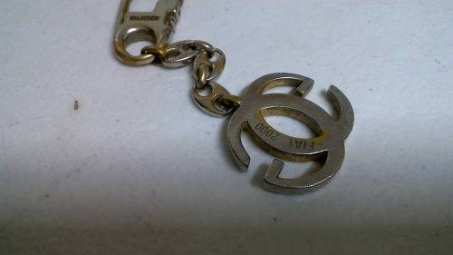 Original vintage  Gucci High end Key Chain and Fiat Key