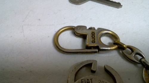 Original vintage  Gucci High end Key Chain and Fiat Key