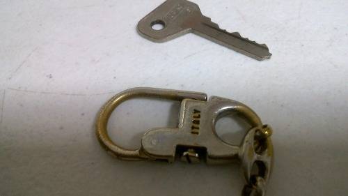 Original vintage  Gucci High end Key Chain and Fiat Key