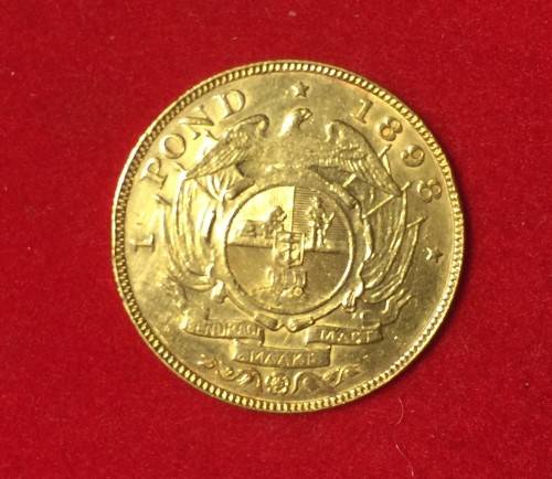1898 ZAR Pond (Beautiful coin)