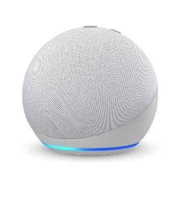 Echo Dot 4 (4th Gen 2020 release) IN STOCK READY TO SHIP | Smart speaker with Alexa | Glacier White