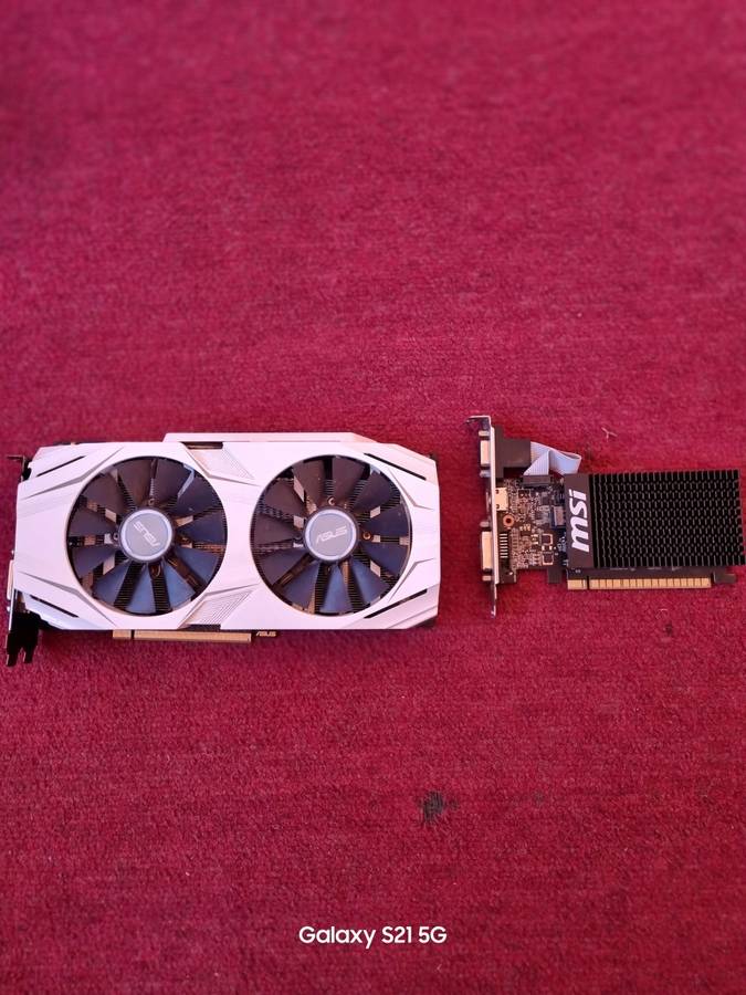 Gtx 1070 8gb, Gtx 760 2gb and Gt 710 2gb