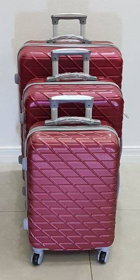Suitcases : ABS 3 Piece Suitcase Set @ only R960 Various Colors