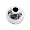 4mm Sterling Silver Round Bead with 1.5mm hole R1 each