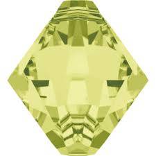 Swarovski crystal 6mm Jonquil Top Drilled Bead (12)