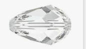 Swarovski  10mm Crystal Clear Teardrop Bead