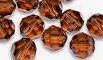 Swarovski Bead 5000 round 4mm Smoked Topaz (16)