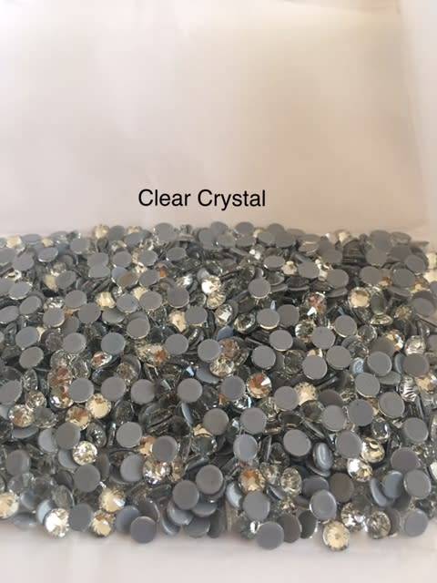 Rhinestones Flatback Iron On Crystal Clear SS20 (5mm) 1440 per pack