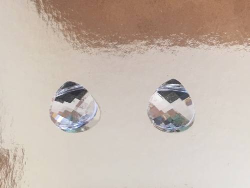 Swarovski 15mm Briolette Pendant in Clear Crystal