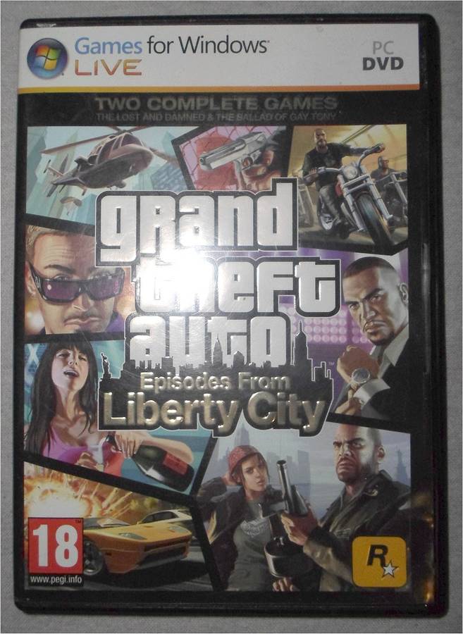 Grand Theft Auto: Episodes from Liberty City (PC) 2 Original Disks (Genuine, Tested, and Working)