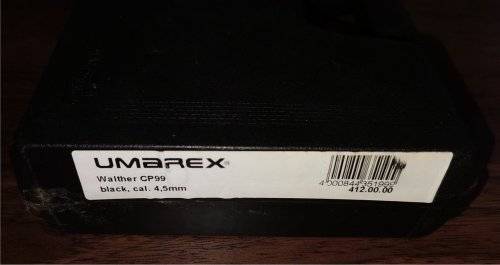 Umarex Walther CP99 4.5mm (.177) CO2 Gas Pistol plus Gas and Pellets