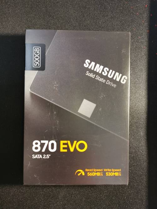 500GB Samsung 870 Evo SATA 2.5Inch SSD Solid State Drive (MZ-77E500BW)