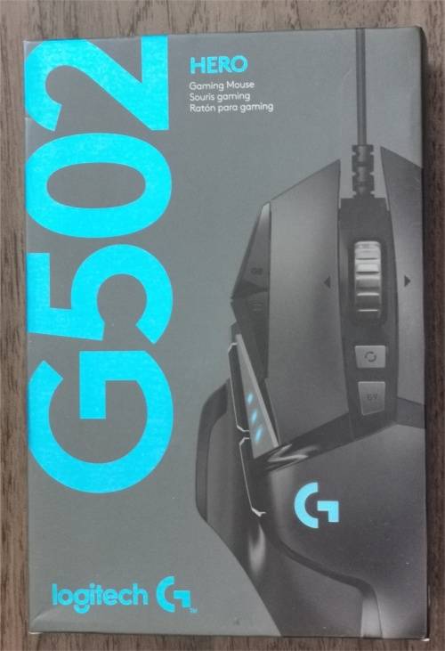 Logitech G502 HERO High Performance Wired Gaming Mouse, HERO 25K Sensor, 25,600 DPI, RGB, Adjustable