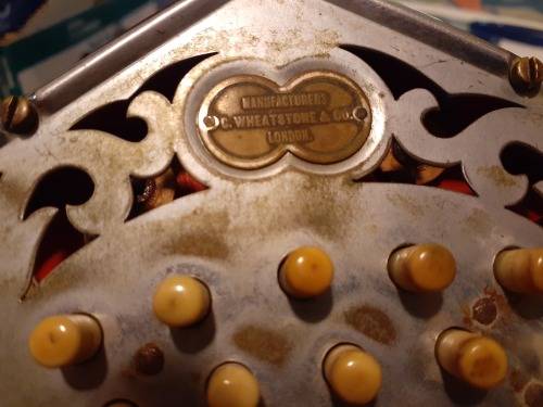 Wheatstone Consertina see (photos)E25