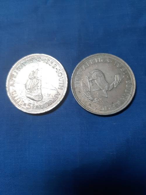 1 x War Medal and Silver 5 Shielling,s all for 1 bidding