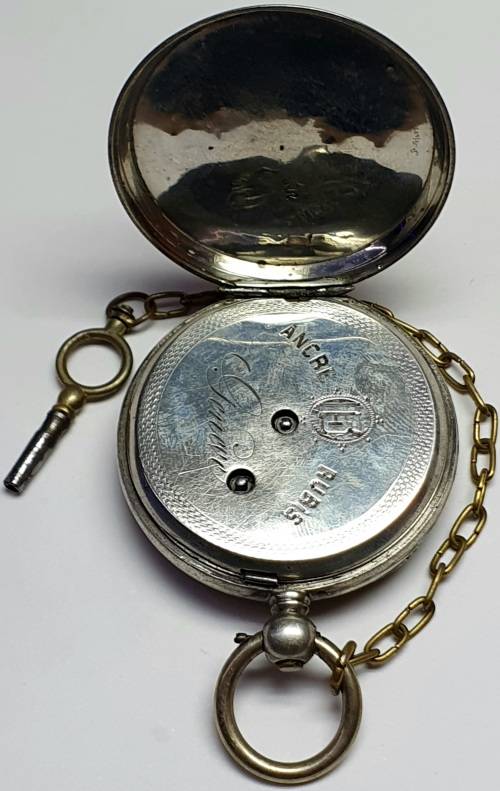 Antique Pocket Watch Ancre 15 Rubis Geneva