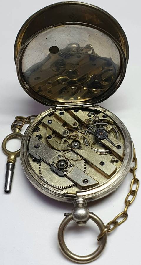 Antique Pocket Watch Ancre 15 Rubis Geneva