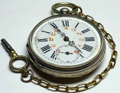 Antique Pocket Watch Ancre 15 Rubis Geneva