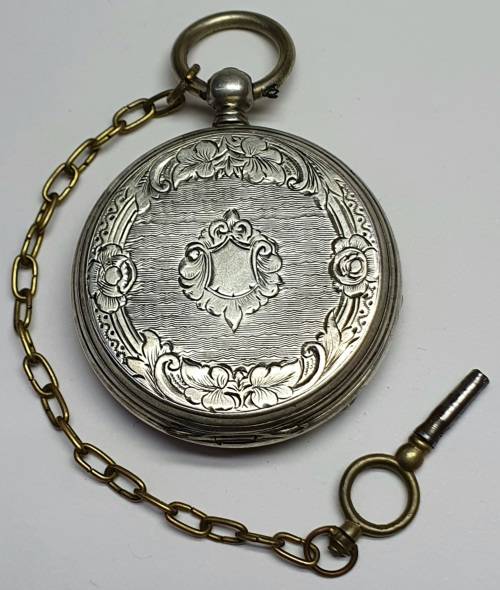 Antique Pocket Watch Ancre 15 Rubis Geneva