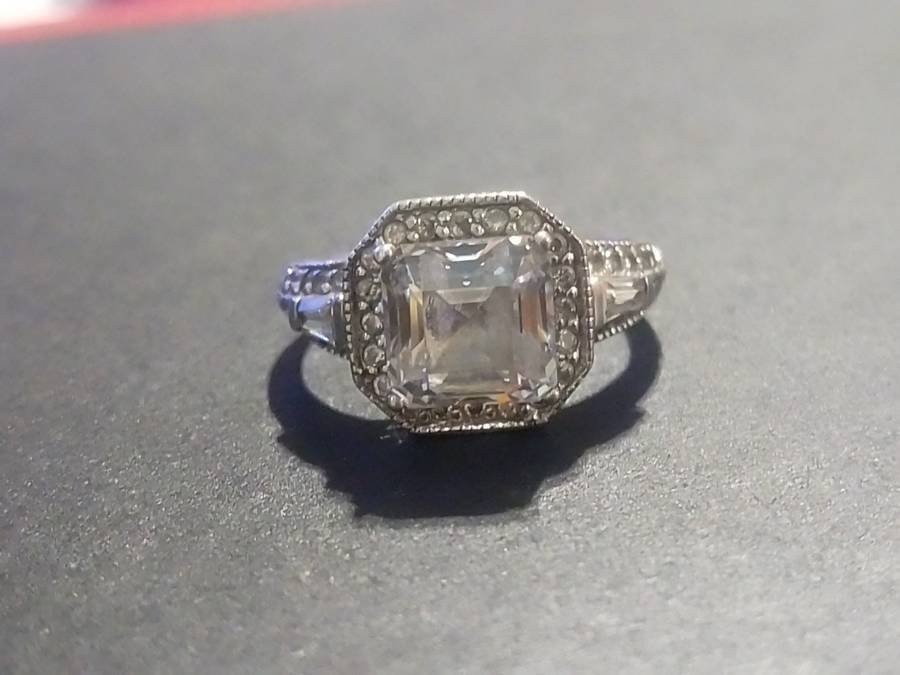 `ANTIQUE` 925 Sterling Silver Ladies Dress Ring.