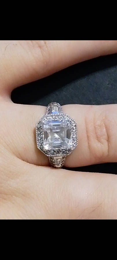 `ANTIQUE` 925 Sterling Silver Ladies Dress Ring.
