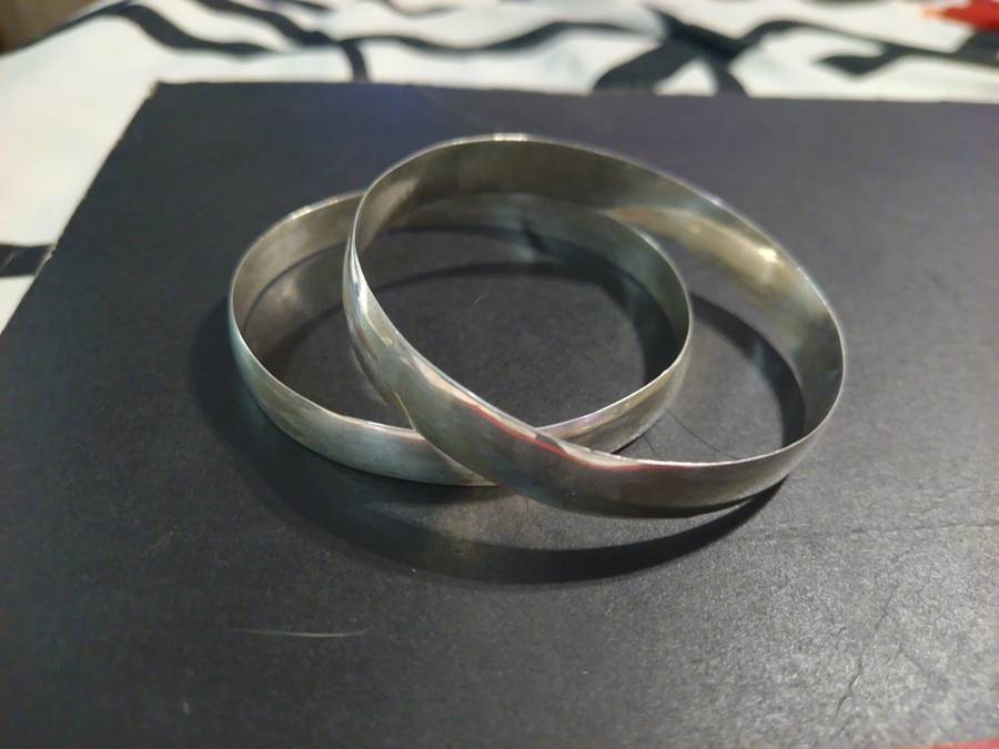 `STUNNING SET `of Genuine `STERLING SILVER 925` Bangles.