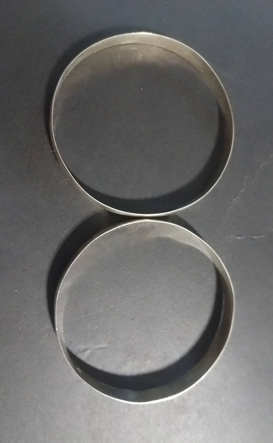 `STUNNING SET `of Genuine `STERLING SILVER 925` Bangles.