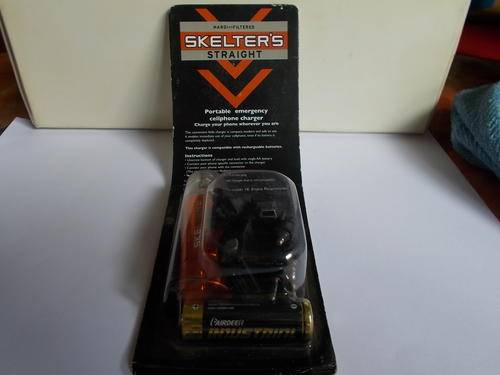 SKELTER,S NEW PORTABEL EMERGENCY CELL PHONE CHARGER