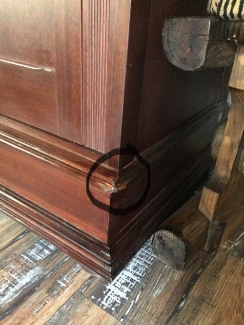 Stunning Wetherly's African Hardwood Cabinet **R13,000**