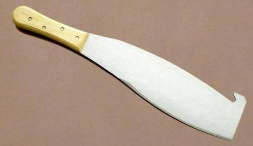 22 inch Panga Machete with Wood Handle